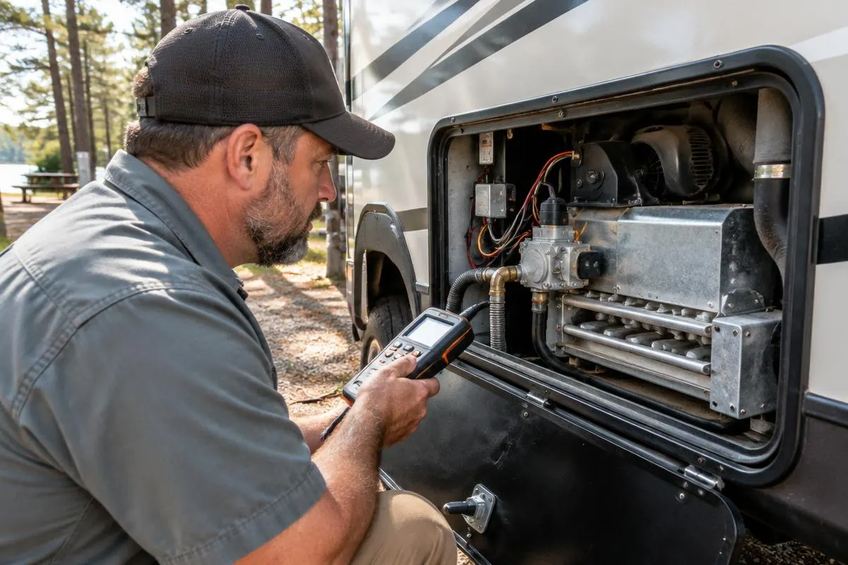 Mobile RV heating repair in Jefferson County, TX